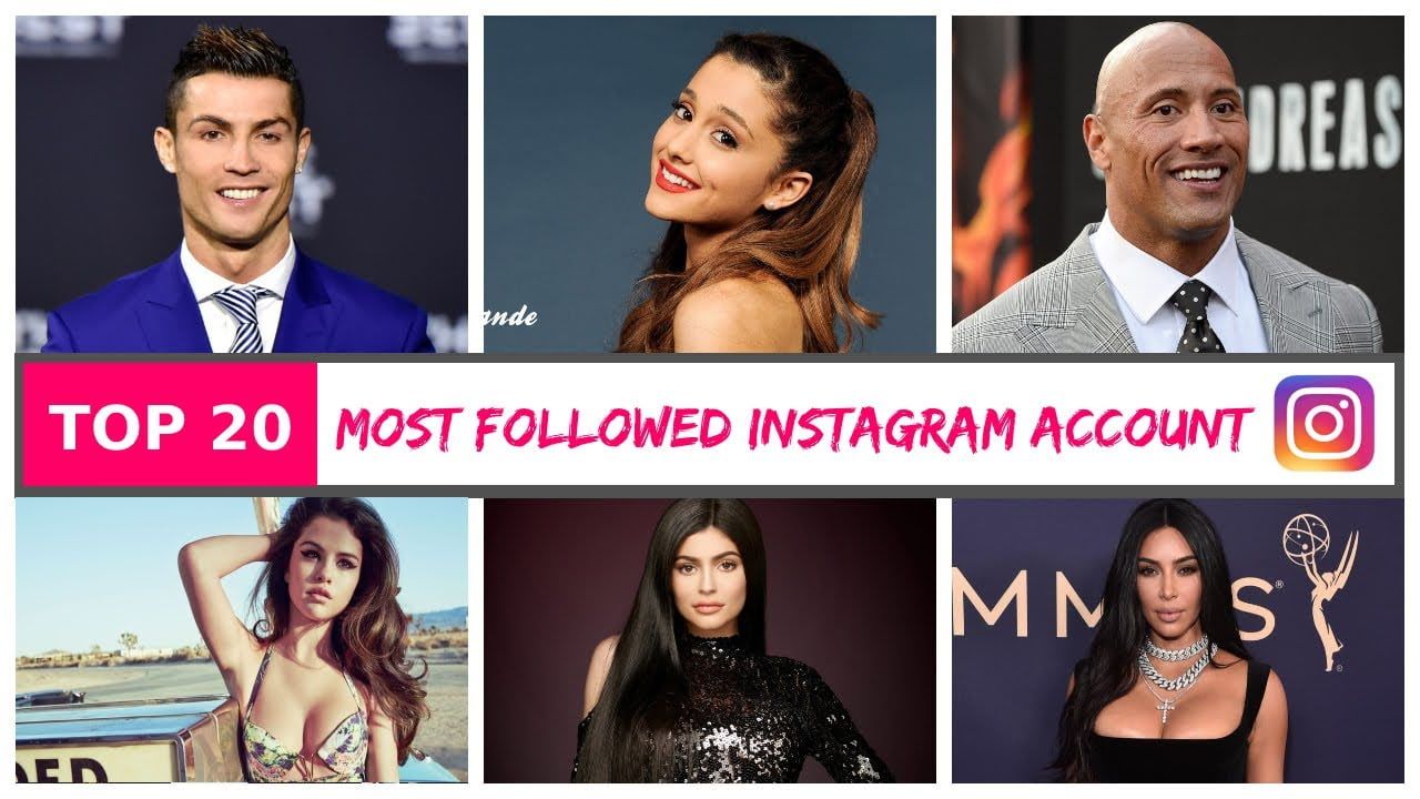 The 20 Most Famous Instagram Accounts Trending Reader