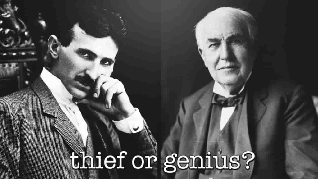 how edison stole tesla inventions