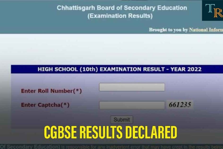 CGBSE Results