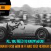 Discover The Ferrari First Win In F1, 1951 Ferrari Car, Most Expensive And Cheapest Ferrari
