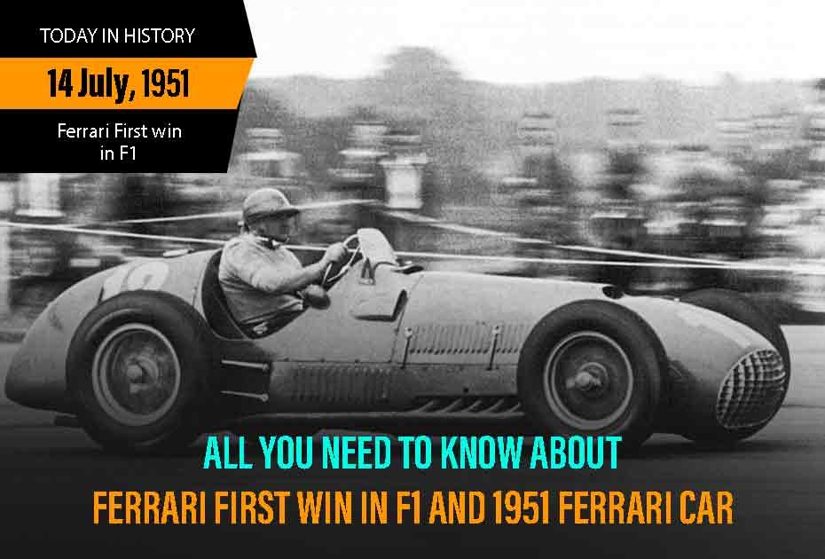 Ferrari first win in f1