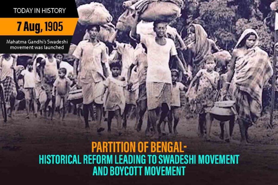 The partition of Bengal