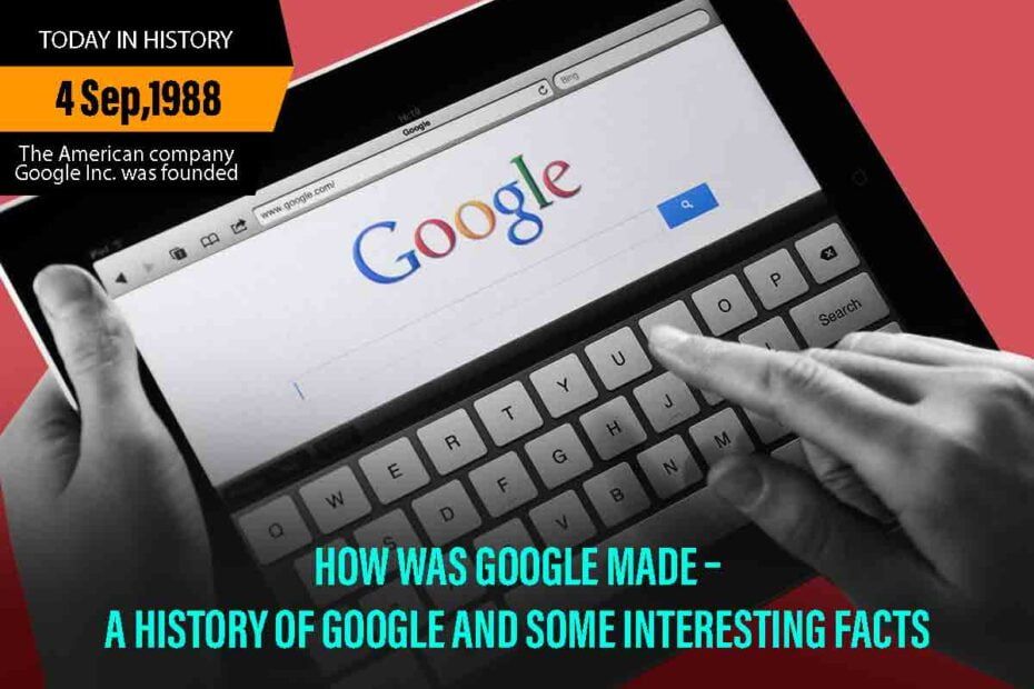 How Was Google Made – A History Of Google