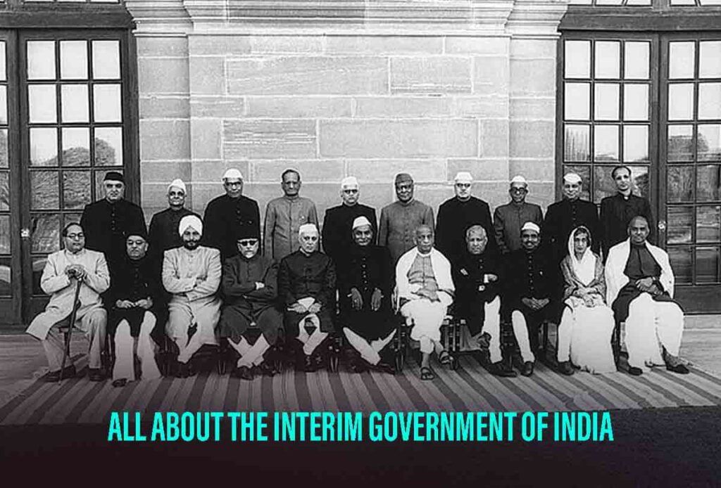 cabinet of interim government of India