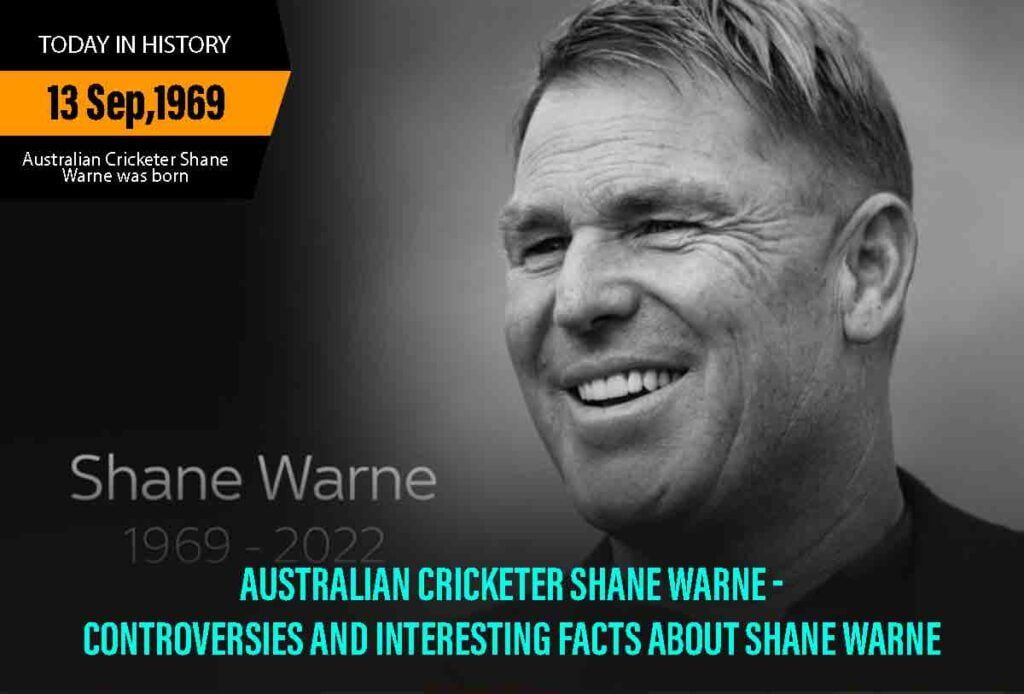 Australian Cricketer Shane Warne