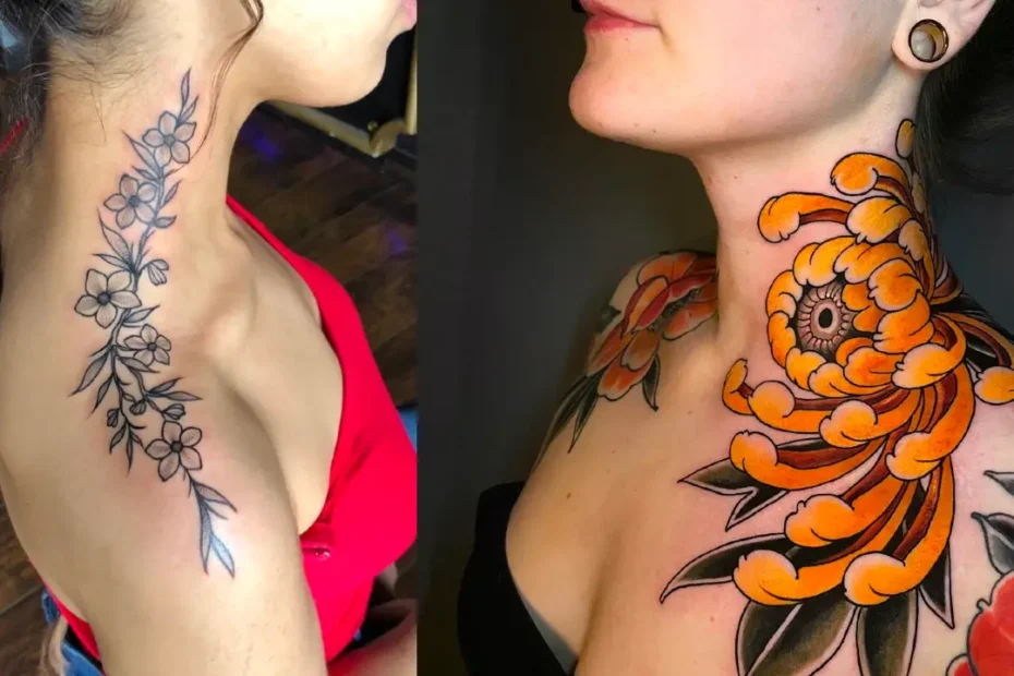 neck tattoo ideas for women